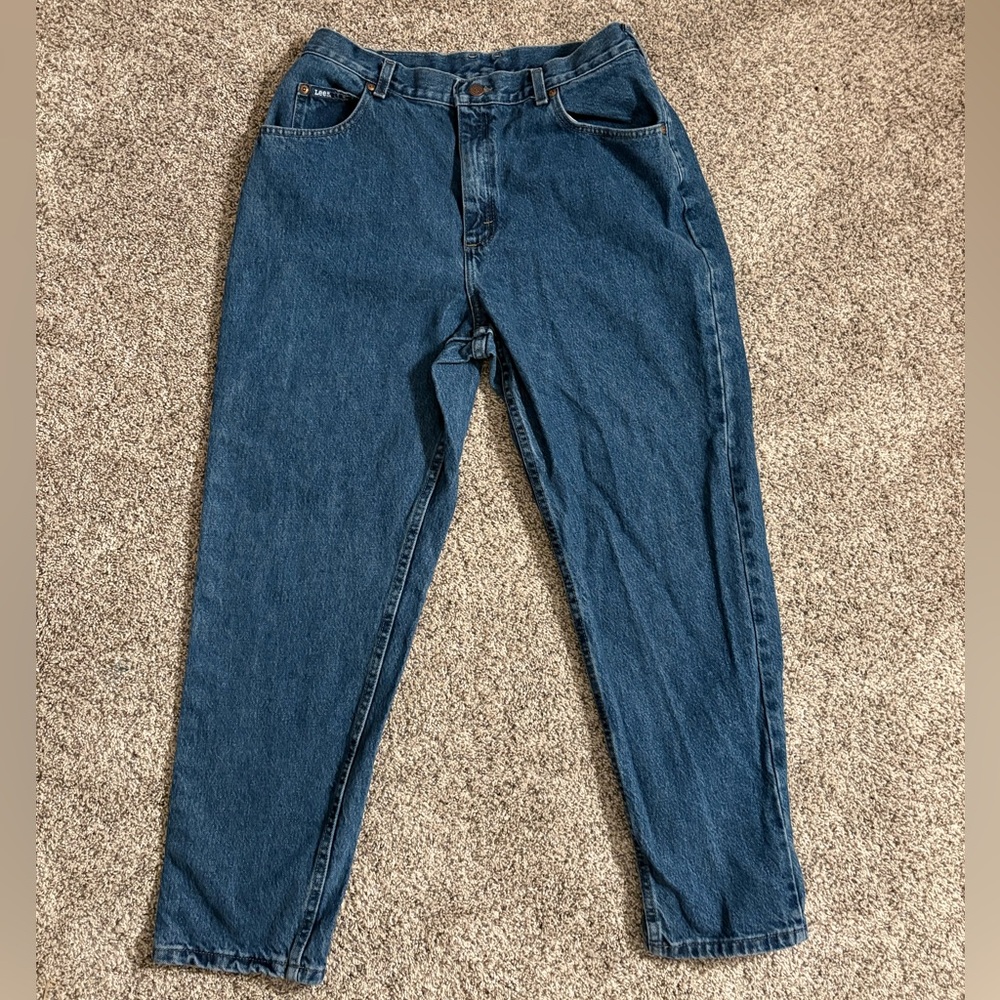 Lee High Rise Blue Jeans